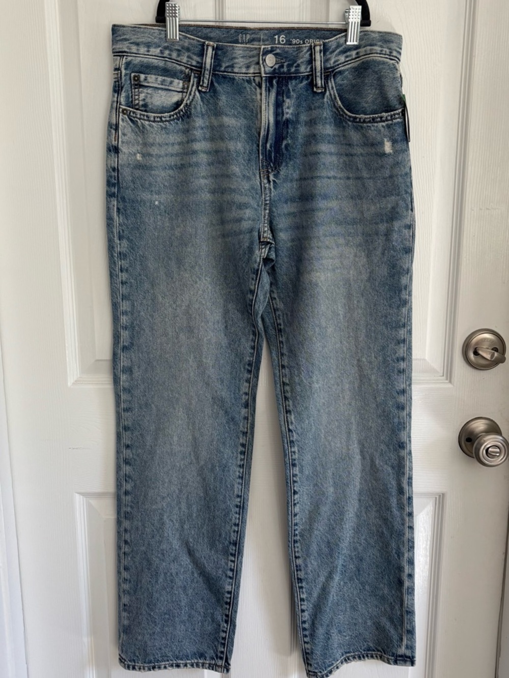 NWT Gap Kids' 90s Original‎ Straight Leg Jeans Size 16 Husky